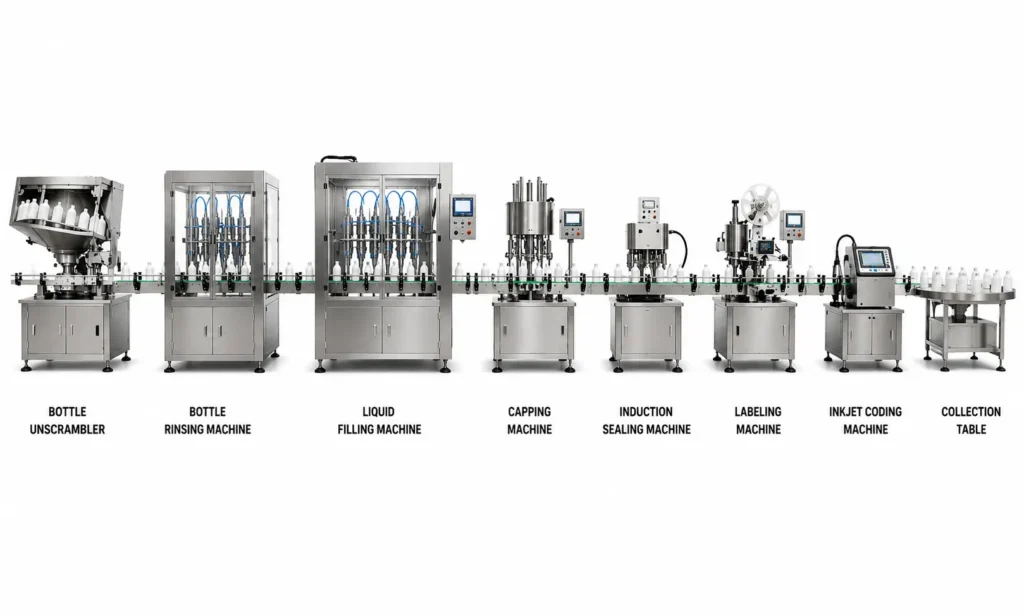 Complete Liquid Filling Line Cost in India